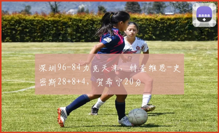 深圳96-84力克天津，特奎维恩-史密斯28+8+4，贺希宁20分